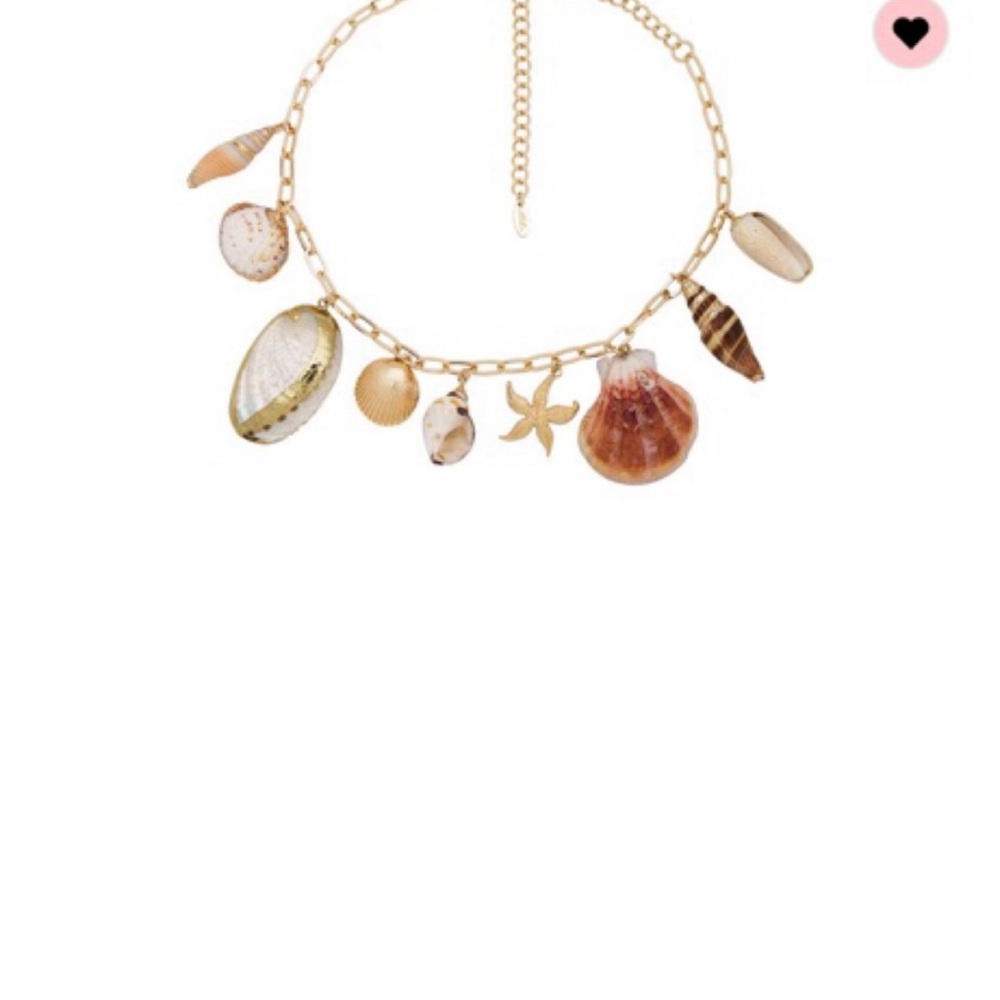 Ettika Shell Necklace in Gold from Revolve